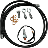 HAWG HALTERS Brake Line Softail '18+ Forward Control BHK040B