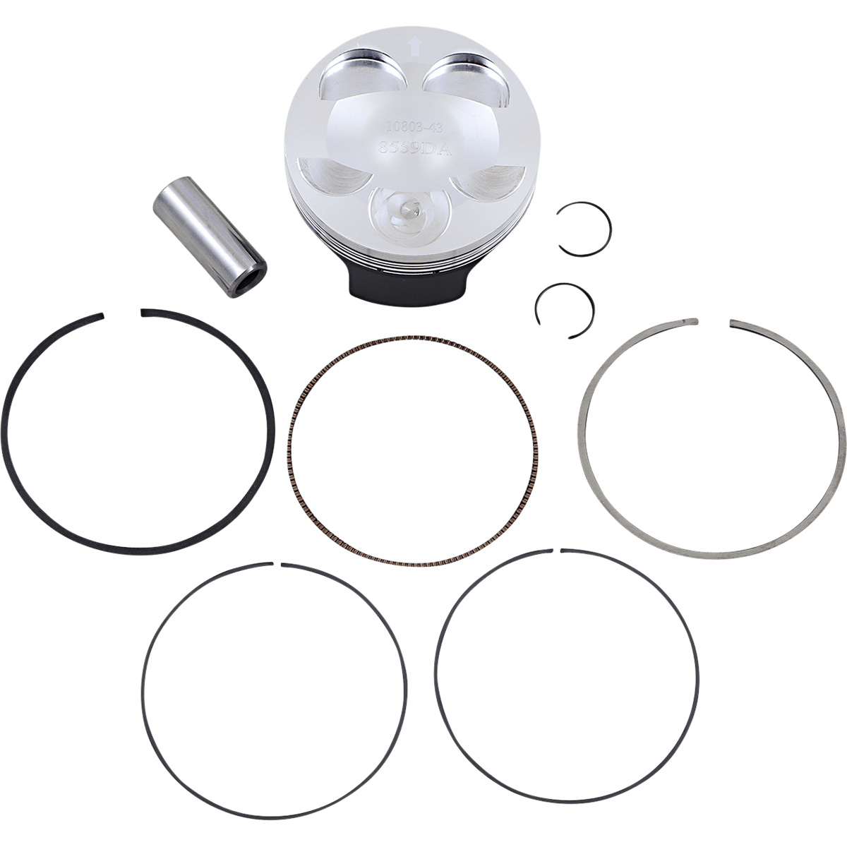 WOSSNER Piston Kit 76.96 mm Yamaha