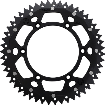 MOOSE RACING Dual Sprocket Black 51 Tooth