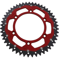 MOOSE RACING Dual Sprocket Red 49 Tooth