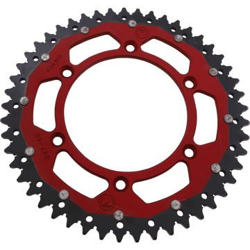 MOOSE RACING Dual Sprocket Red 49 Tooth