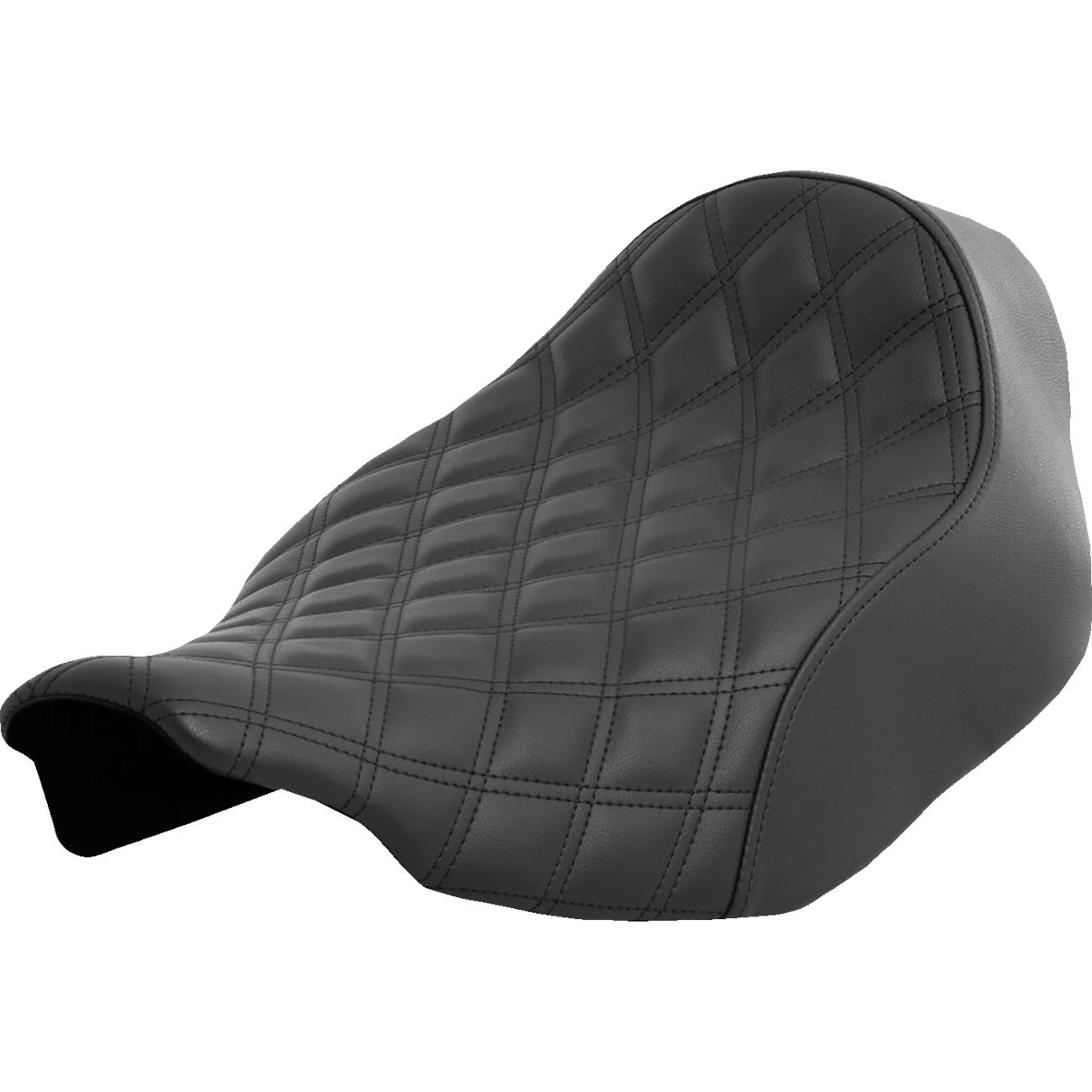 SADDLEMEN Renegade Solo Seat Lattice Stitched Black FLT/FLH '23-'24 82307002LS