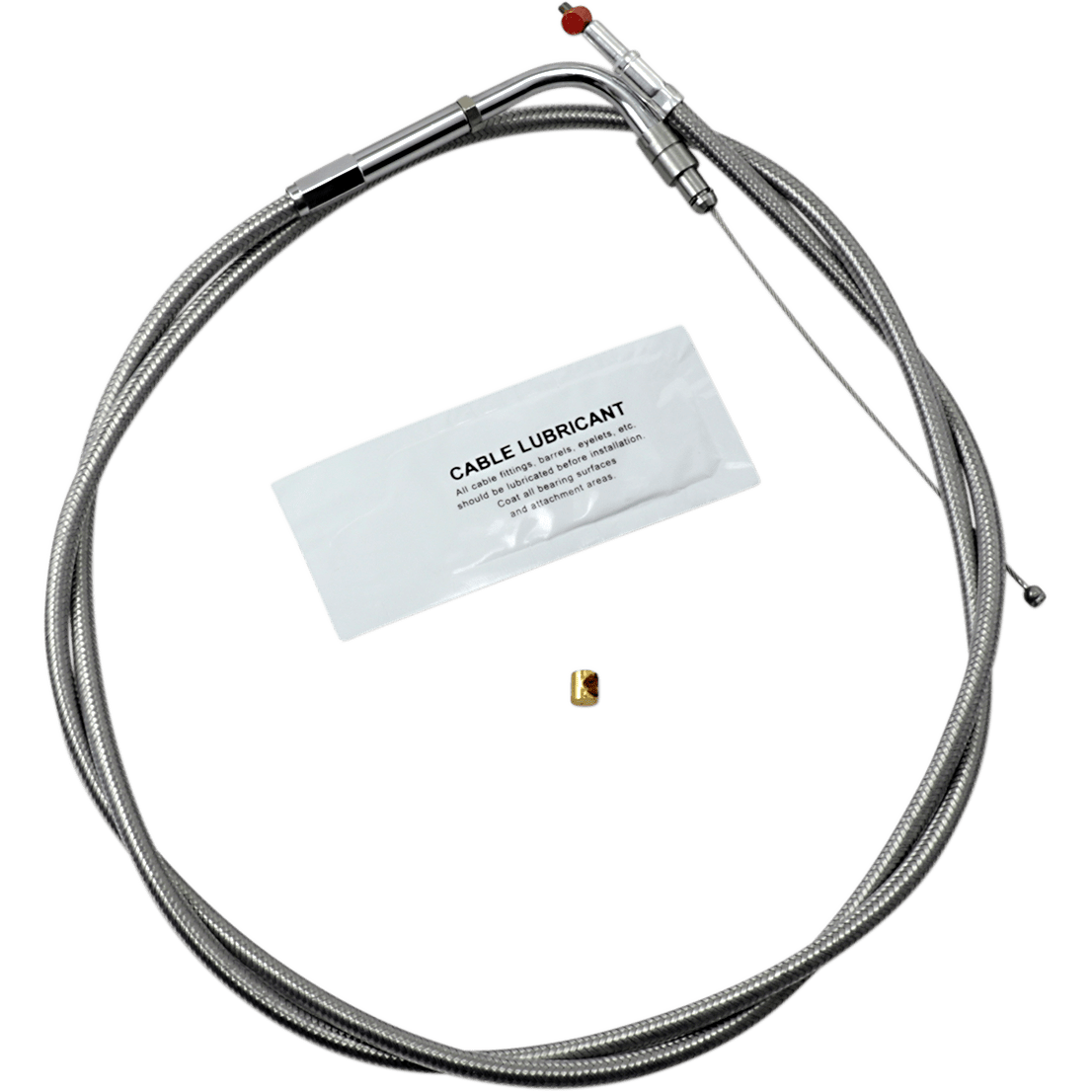 BARNETT Throttle Cable +8" Stainless Steel