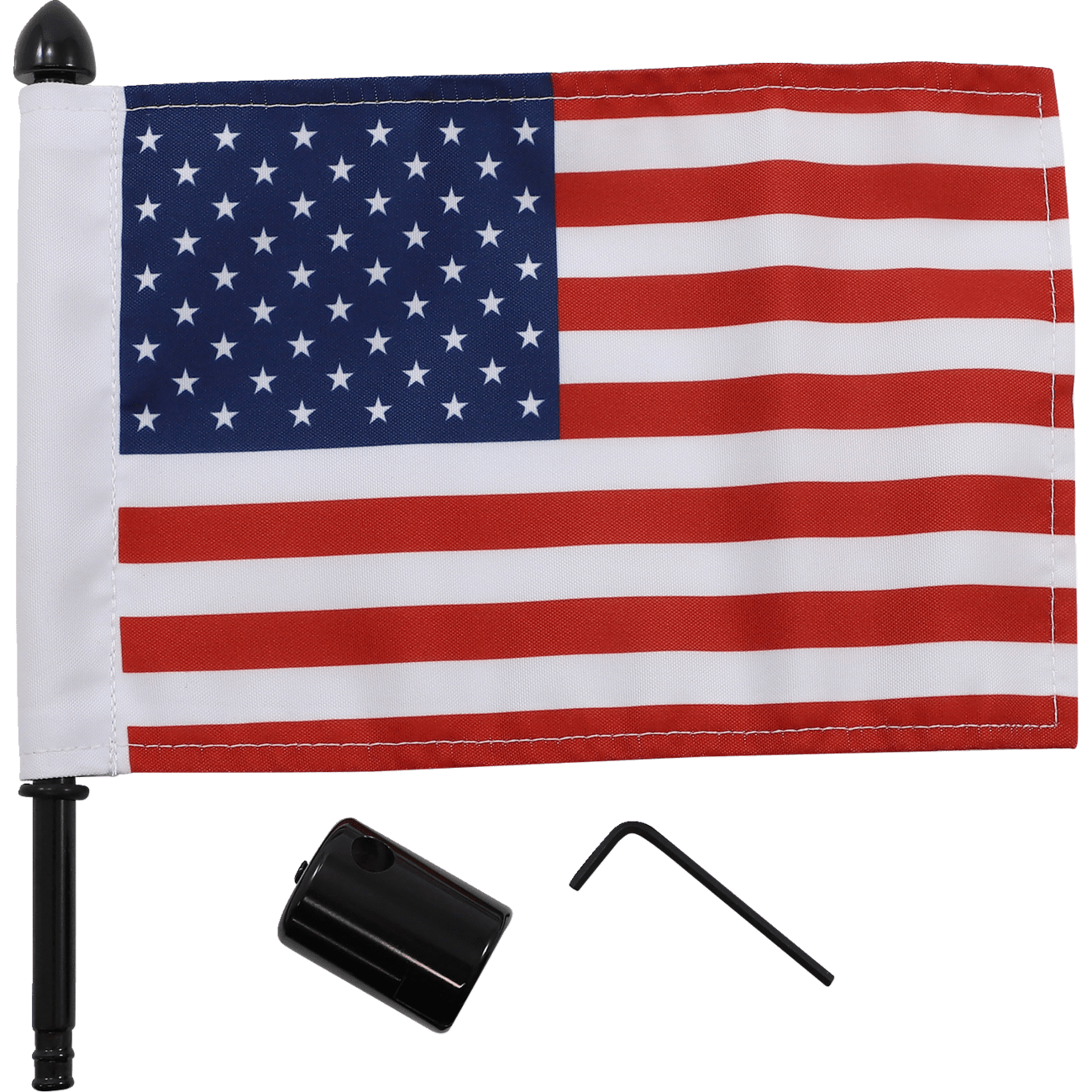 PRO PAD Luggage Rack Flag Mount Square bar 6" X 9" Flag BMSQ25