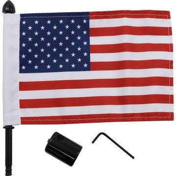 PRO PAD Luggage Rack Flag Mount Square bar 6" X 9" Flag BMSQ25