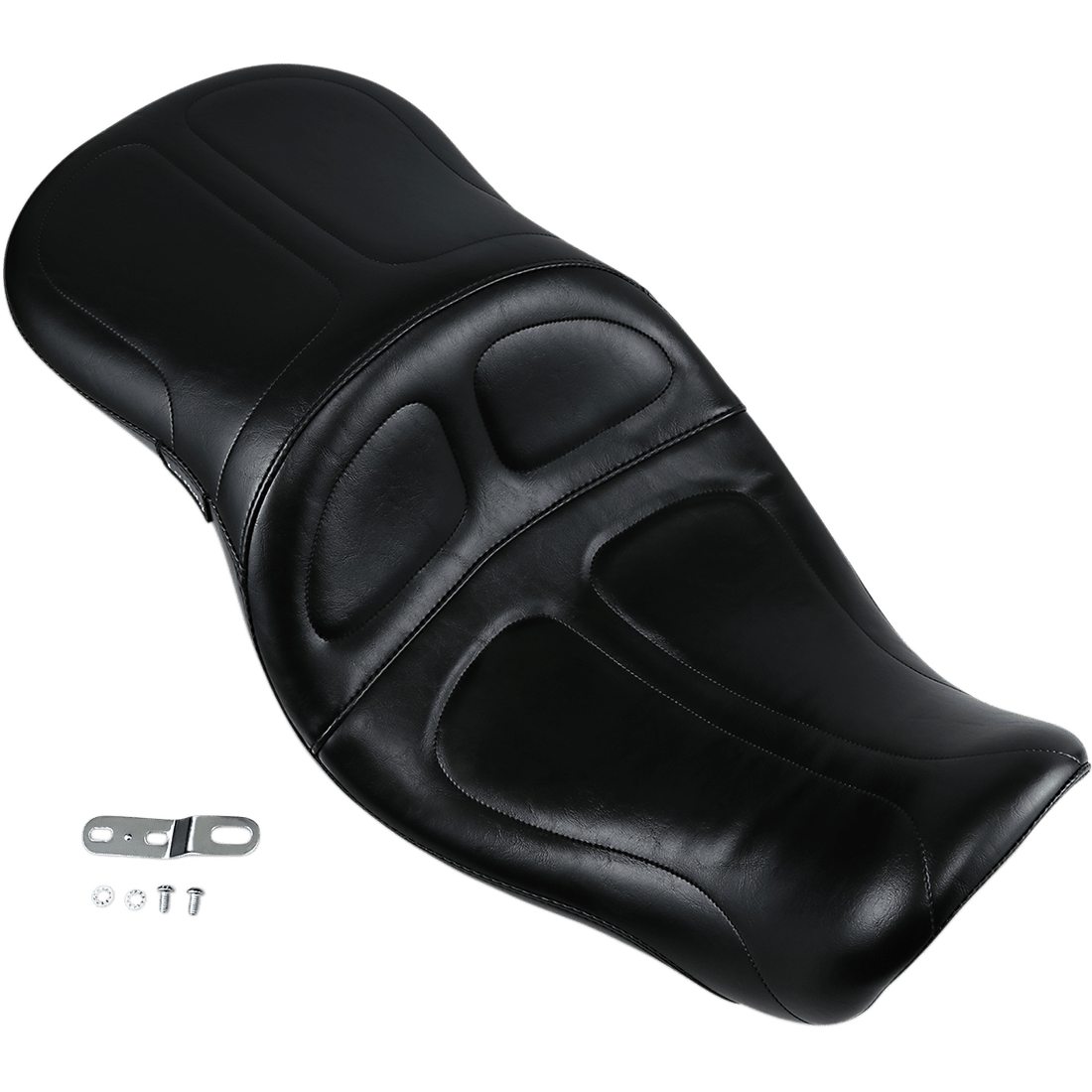 LE PERA Maverick Seat without Backrest Stitched Black FLD/FXD '06-'17 LK970