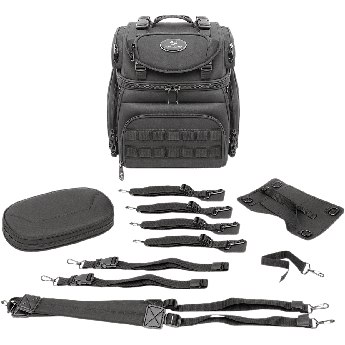 SADDLEMEN Sissy Bar Bag BR1800 Tactical 35150207