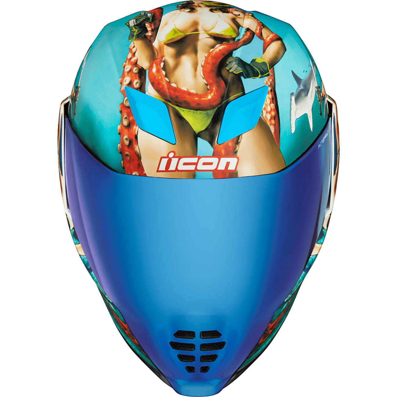 ICON Airflite™ Helmet Pleasuredome4 Blue Small