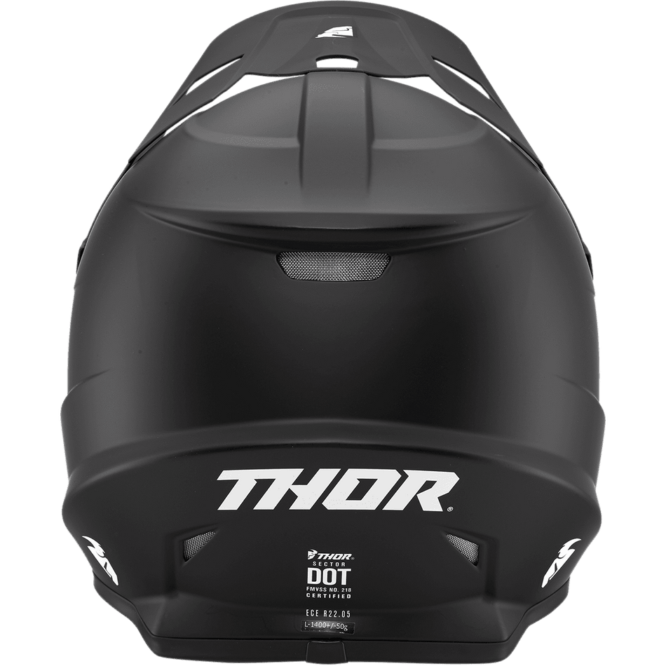 THOR Sector Helmet Blackout Small