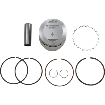 WISECO Piston Kit 47.50 mm Yamaha 4840M04750