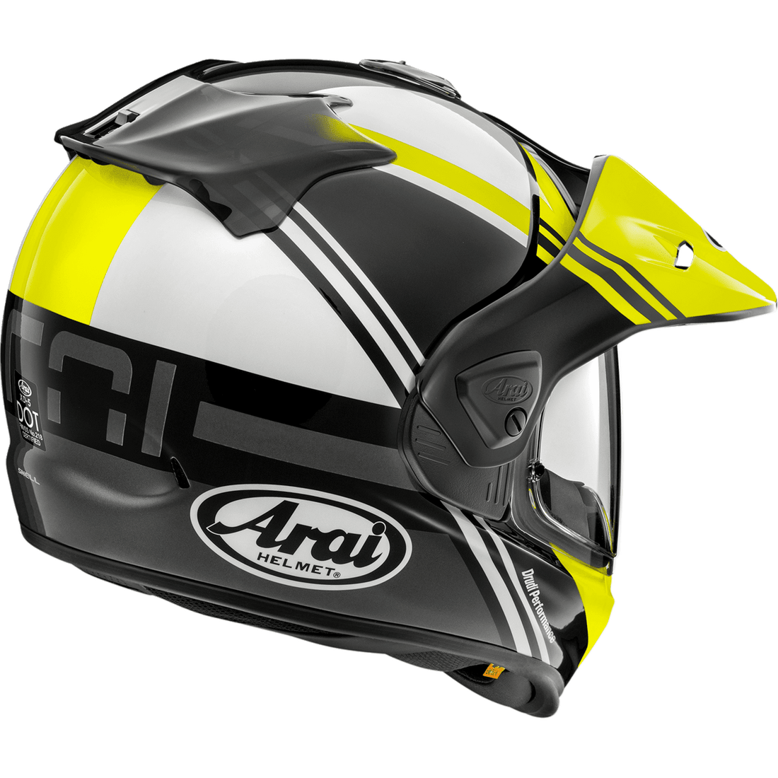 ARAI HELMETS XD-5 Helmet Cosmic Fluorescent Yellow 2XL 01400331