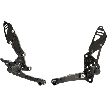 GILLES TOOLING FXR Footrest Black FXRY03B