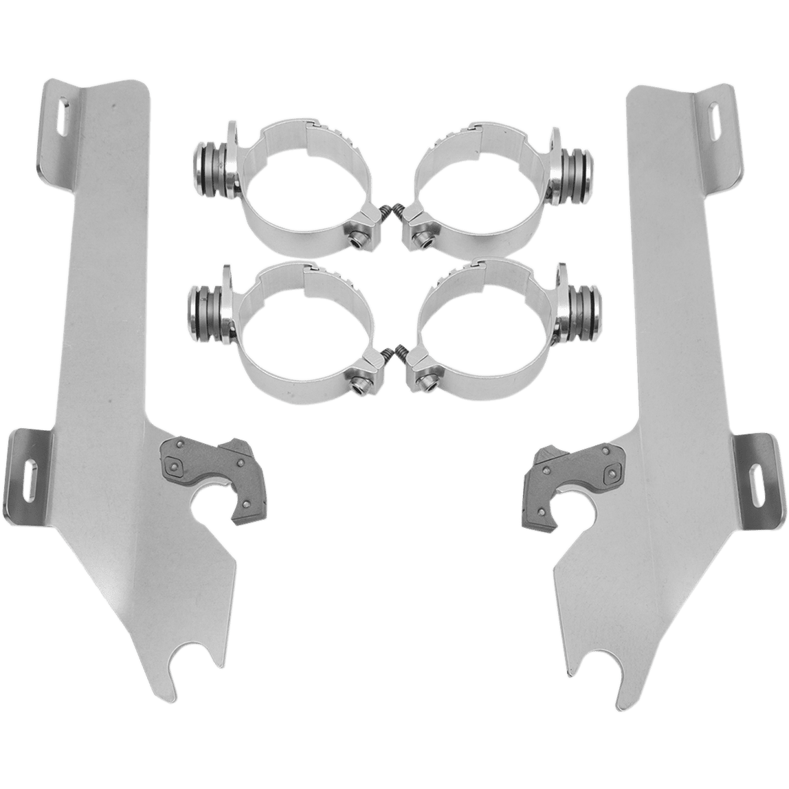 MEMPHIS SHADES Batwing Trigger Lock Mounting Kit VTX 1800 Polished MEK1904