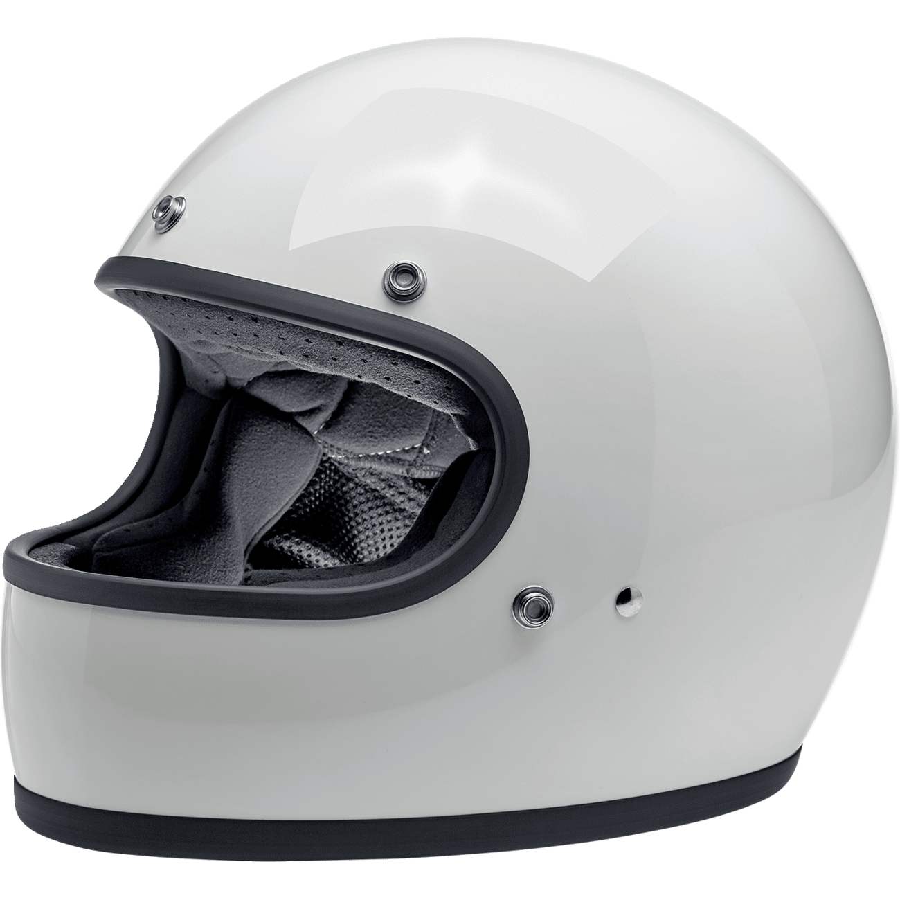 BILTWELL Gringo Helmet Gloss White Medium 1002517103