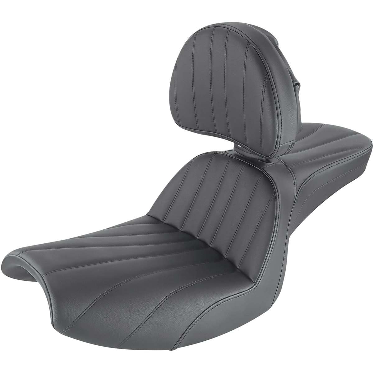 SADDLEMEN Step-Up Seat Lattice Stitched Jessup With Backrest JJ88209BR