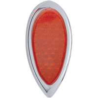 PRO-ONE PERF.MFG. Taillight Tear Drop Red Lens 402060