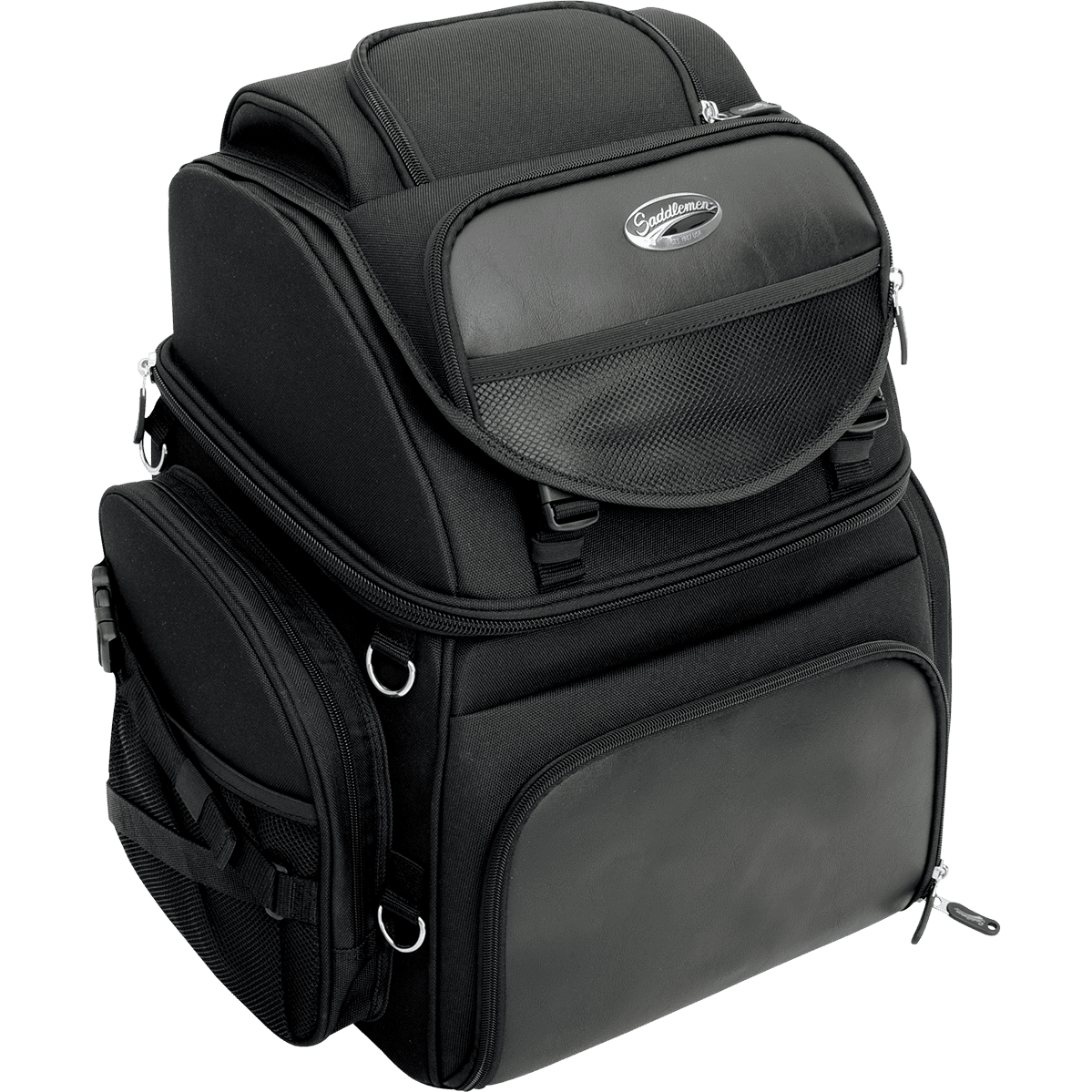 SADDLEMEN Backseat/Sissy Bar Bag Black EX000298