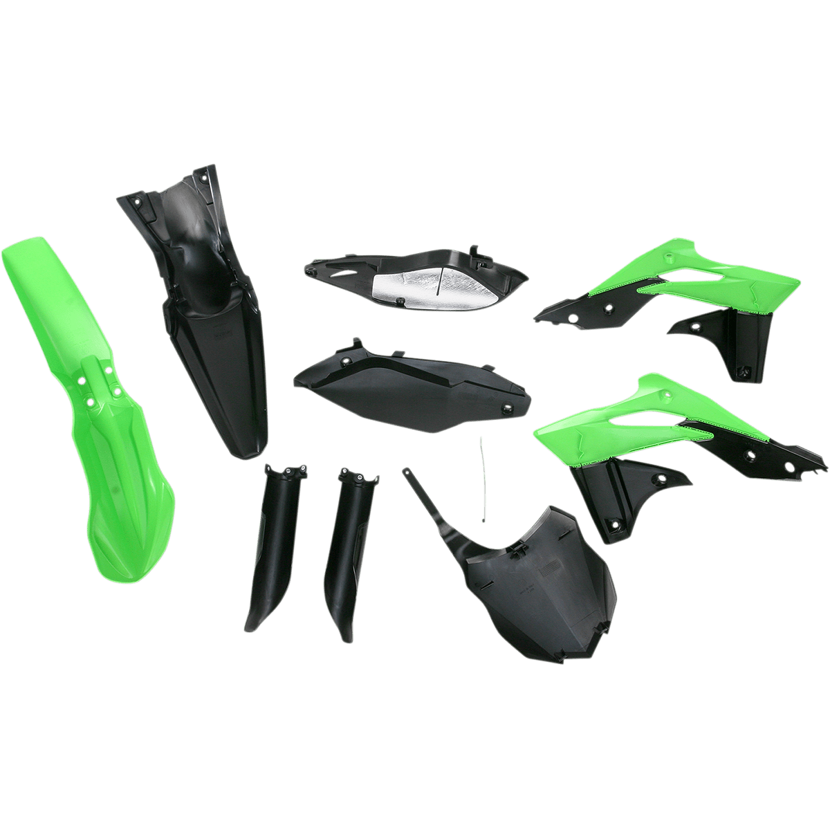 ACERBIS Full Replacement Body Kit OEM '13 Black/Green 2314183914