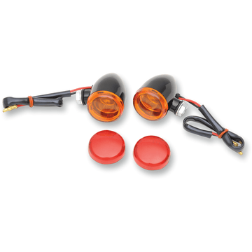 DRAG SPECIALTIES Mini-Duece Marker Light Kit Amber/Red