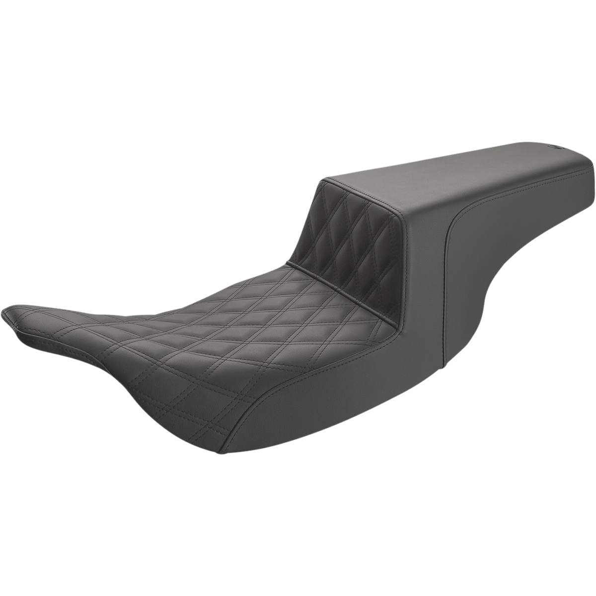 SADDLEMEN Step-Up Seat Front Lattice Stitch Black 89707172