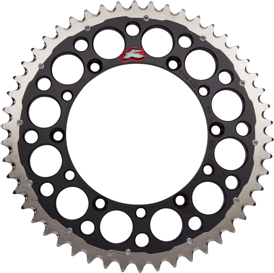 RENTHAL Twinring™ Rear Sprocket 50 Tooth Black 112052050GPBK