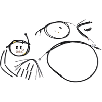 BURLY BRAND Handlebar Cable and Brake Line Kit 16" Wide Glide Gorilla Handlebars B301216