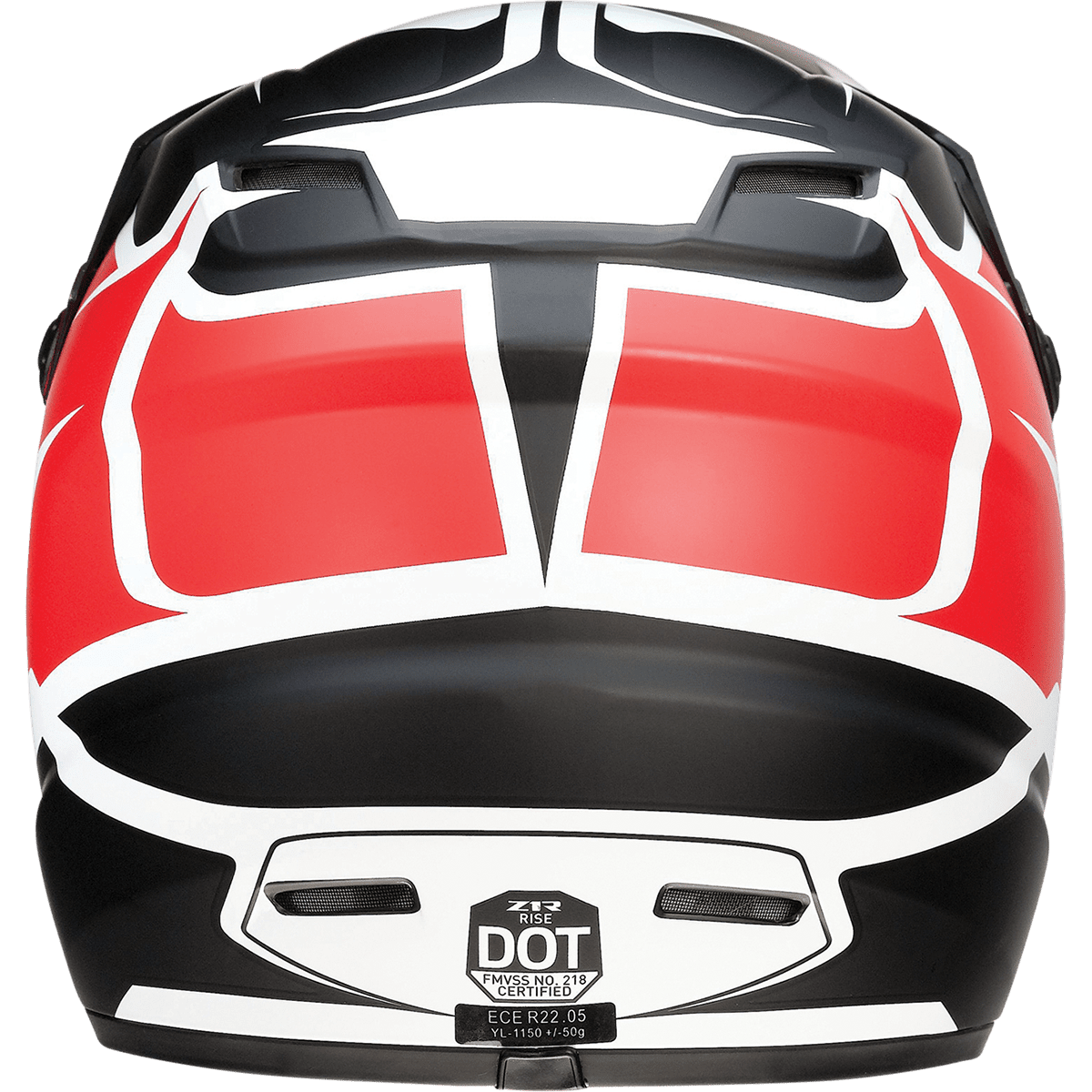 Z1R Youth Rise Helmet Flame Red Medium