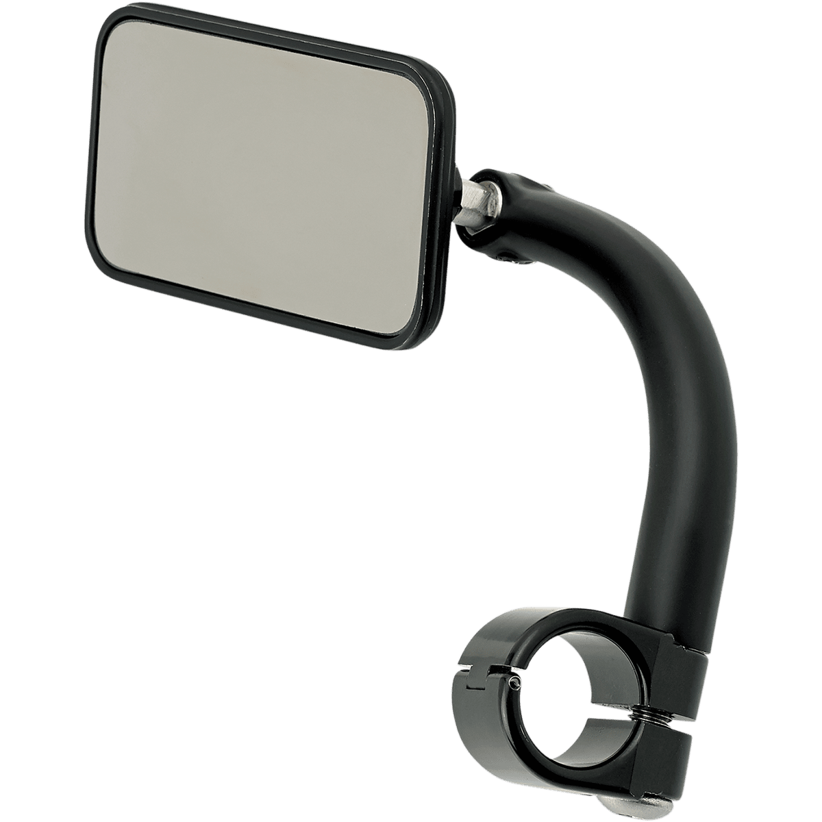 BILTWELL Rectangular Clamp-On Mirror 7/8" Black 6502278101