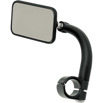 BILTWELL Rectangular Clamp-On Mirror 7/8" Black 6502278101