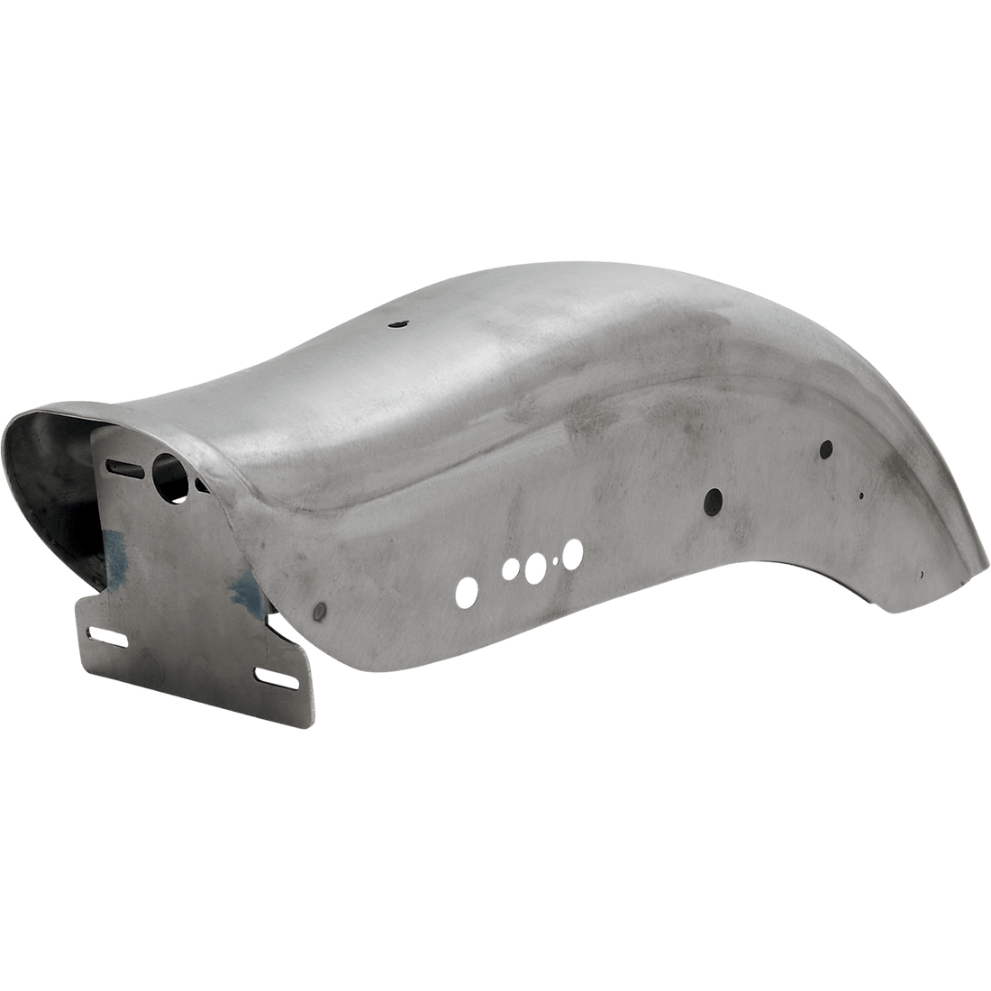 DRAG SPECIALTIES Fate Bob Rear Fender Raw Drilled