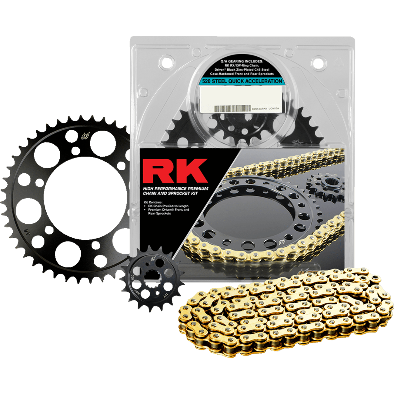 RK Chain Kit Gold Kawasaki ZX-10R '11-'16 2108119PG