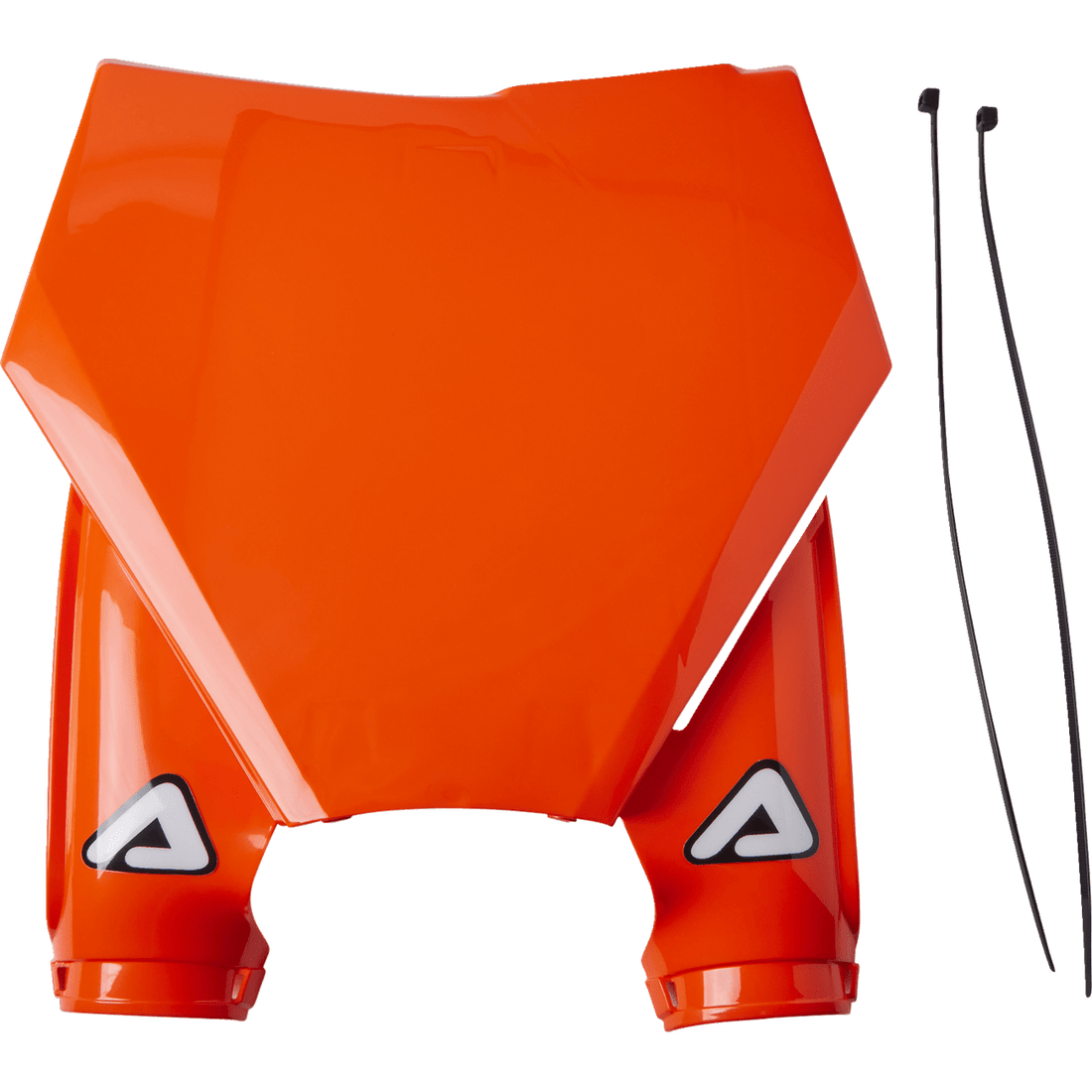 ACERBIS Raptor 2 Number Plate Orange/White