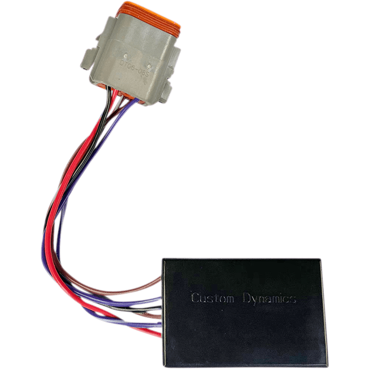 CUSTOM DYNAMICS Auto-Cancel Turn Signal Module 8-Position Female Connector CDATC3