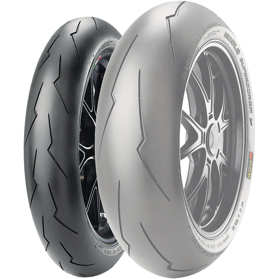 PIRELLI TIRE SUPER CORSA SP V2 FRONT 120/70ZR17 58W RADIAL