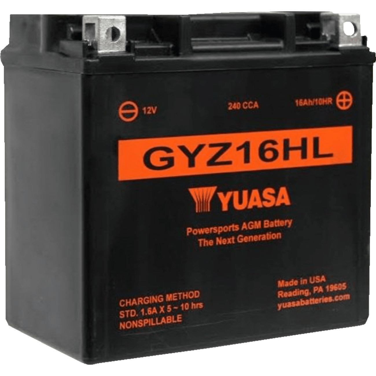 YUASA AGM Battery GYZ16HL YUAM716GHL