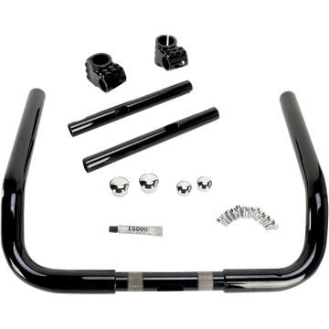 KLOCK WERKS Handlebar Klip Hanger 14" Black KWH018013B