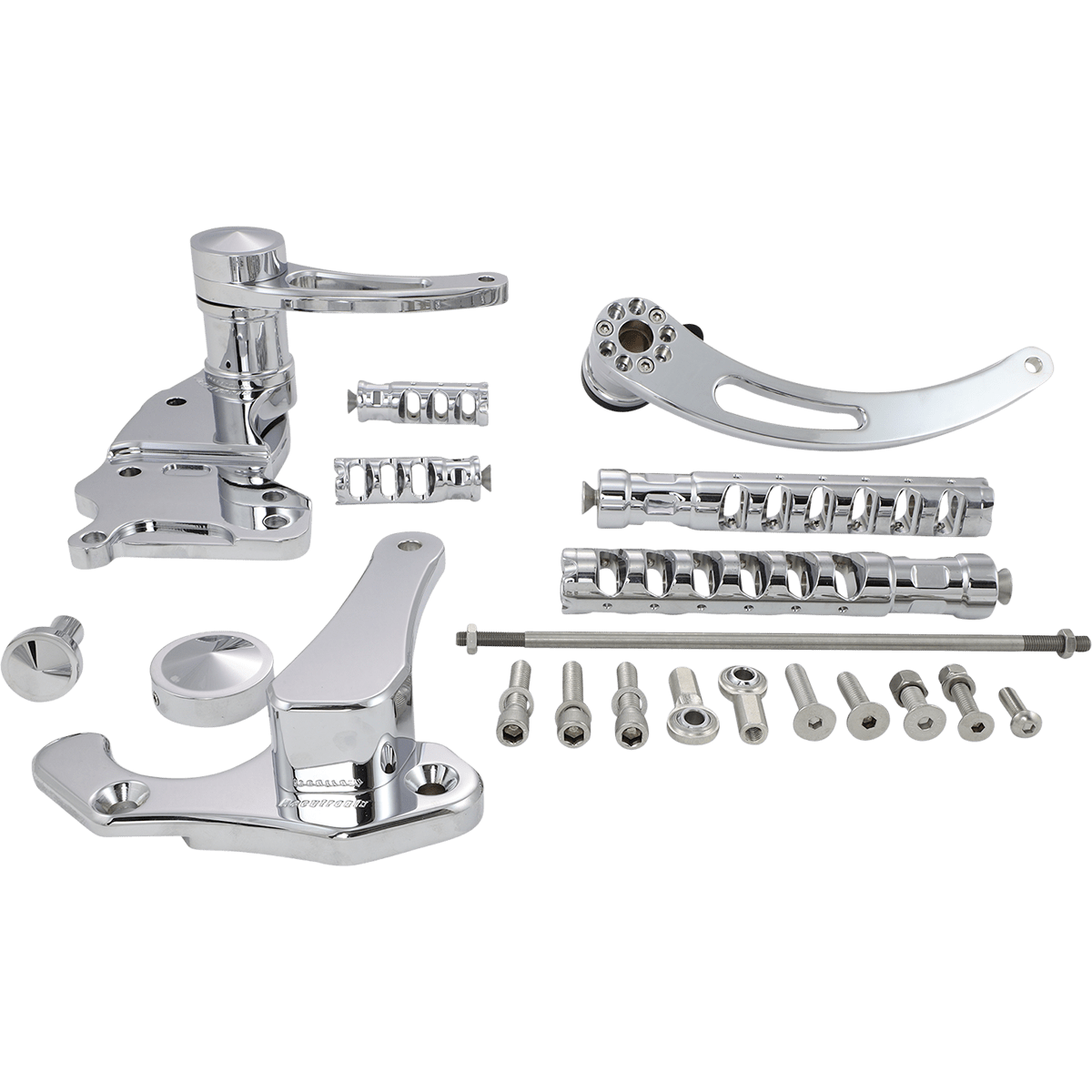 ACCUTRONIX Forward Control Chrome Slotted FC405SSAKC