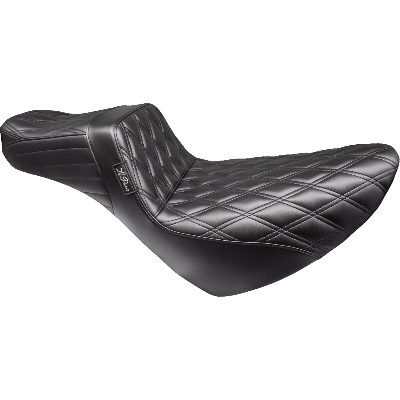 LE PERA Tailwhip Daddy Long Legs Low Rider Seat Double Diamond Black FL/FX '18-'23 LYR580DLDD