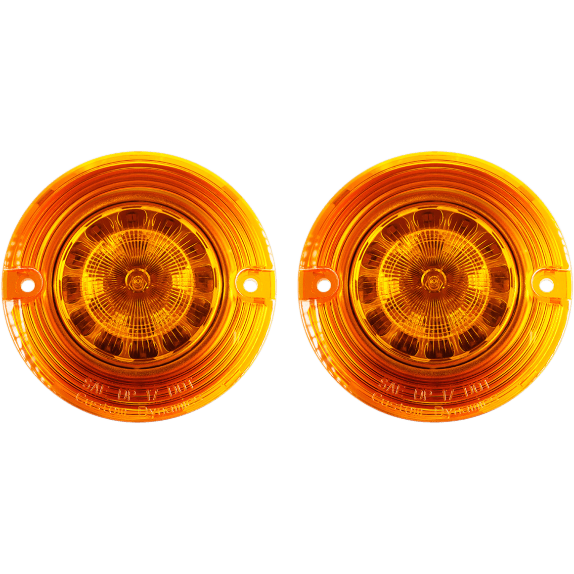 CUSTOM DYNAMICS Flat Signal Insert 1156 Amber PBA1156T