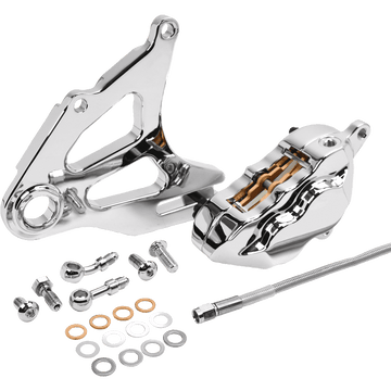 HAWG HALTERS Rear Caliper Chrome RKSTCC518