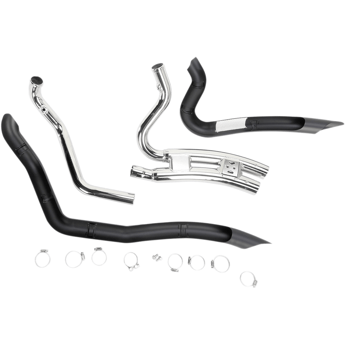 COBRA Speedster Swept Short Exhaust Black '14-'20 XL 6233B