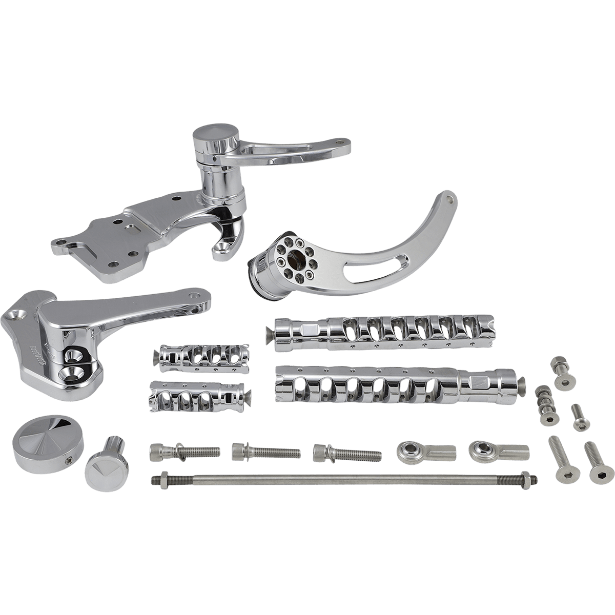 ACCUTRONIX Forward Control Chrome Slotted FC305SSAKC