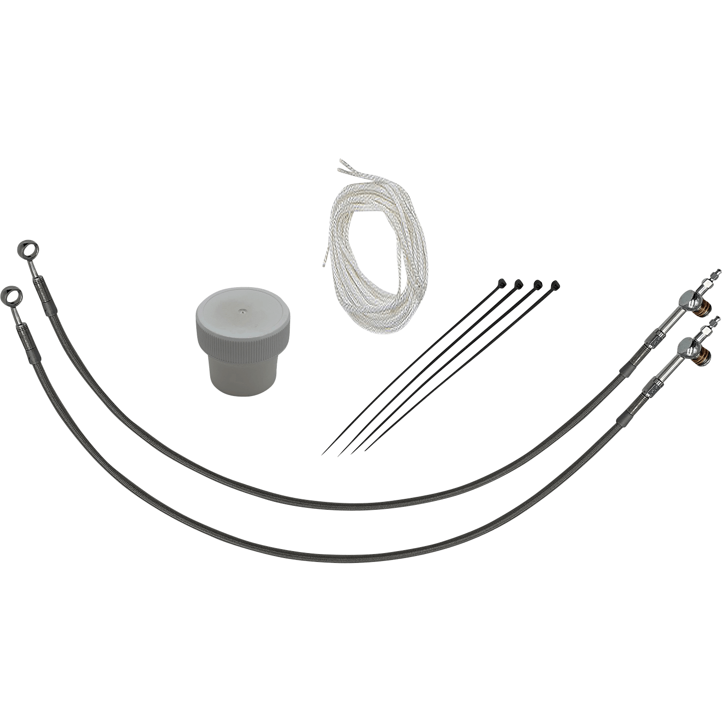 FAT BAGGERS INC. Installation Kit Hydraulic Clutch 12" Braided 109712