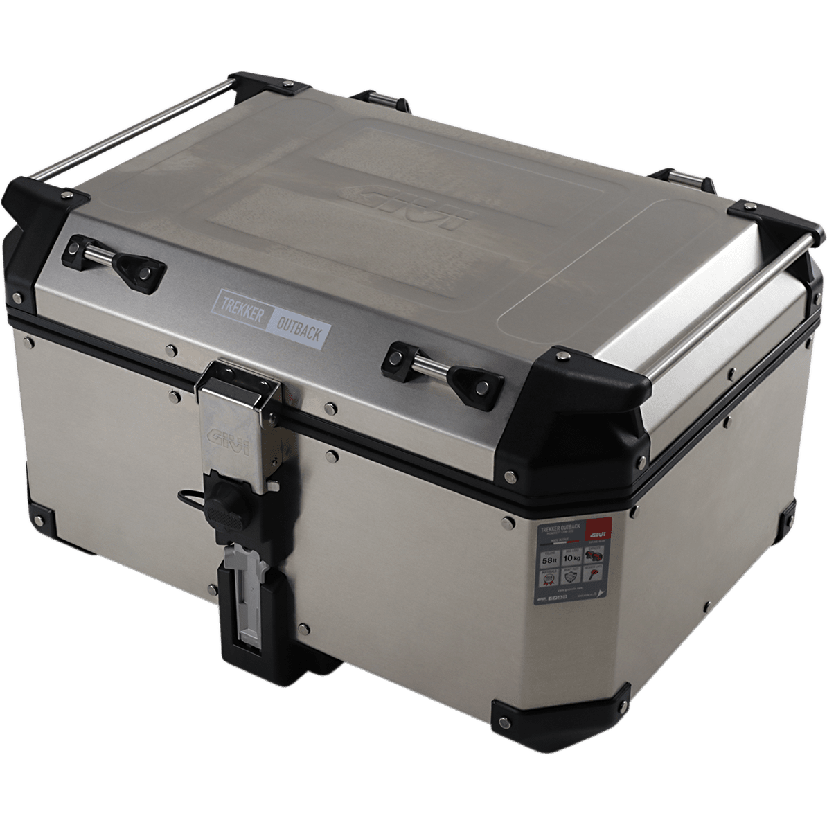 GIVI Outback Top Case Silver 58 Liter