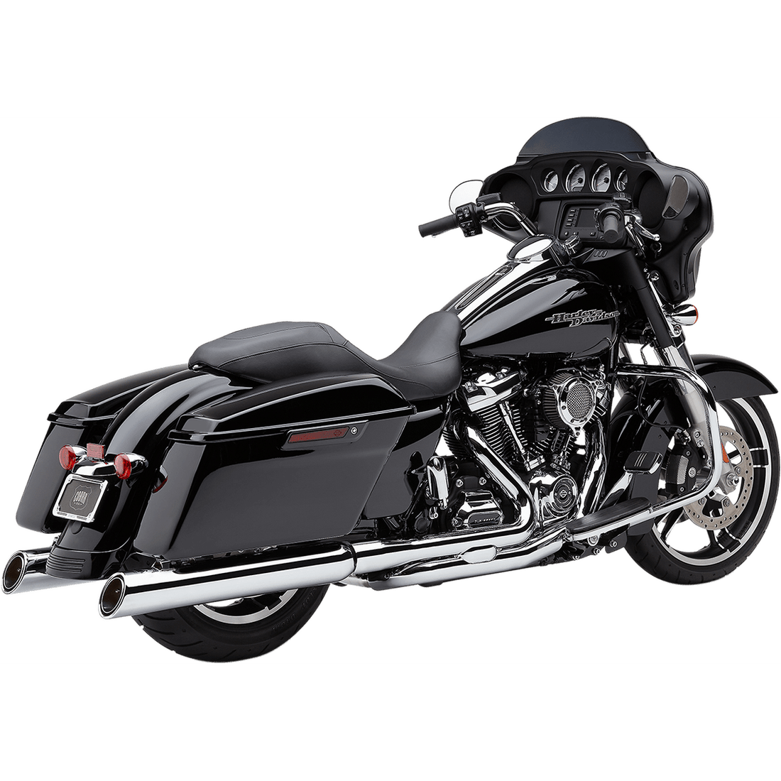 COBRA 909 Uppercut Mufflers for '95-'16 FL Chrome 6268