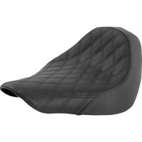 SADDLEMEN Renegade Solo Seat Lattice Stitched Black FL/FX '18-'23 81827002LS