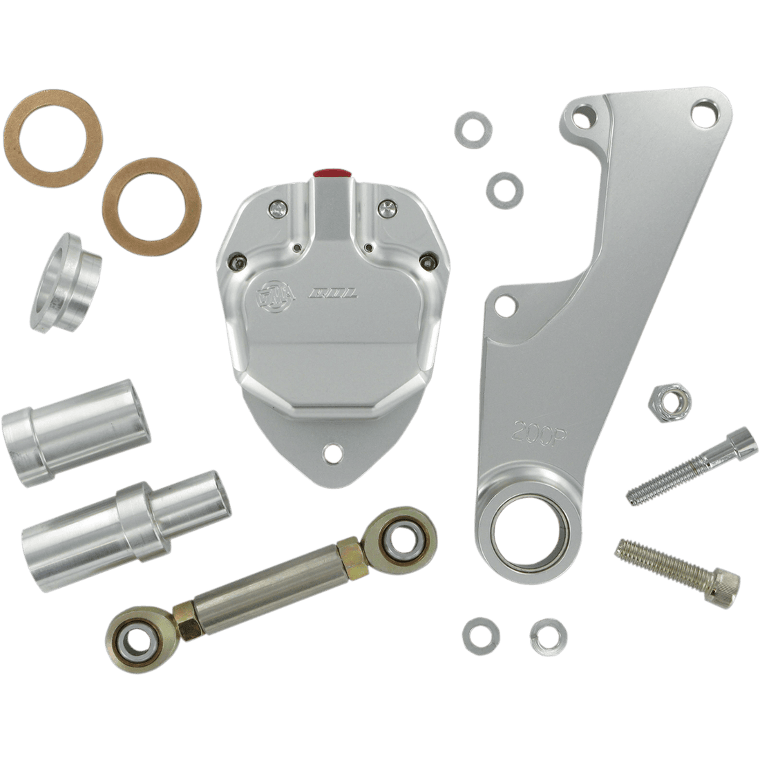 GMA ENGINEERING BY BDL Front Caliper Springers Clear Anodized GMA200P