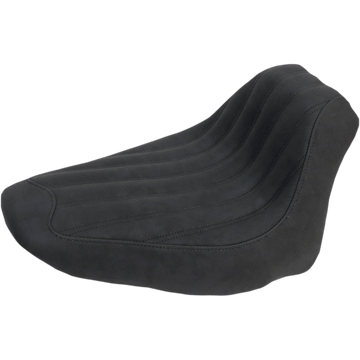 SADDLEMEN Knuckle Solo Seat Ribbed Black FLSTC 806150023