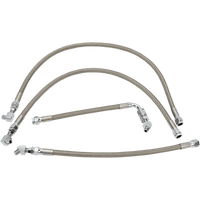 DRAG SPECIALTIES Oil Line Kit Stainless Steel FXR