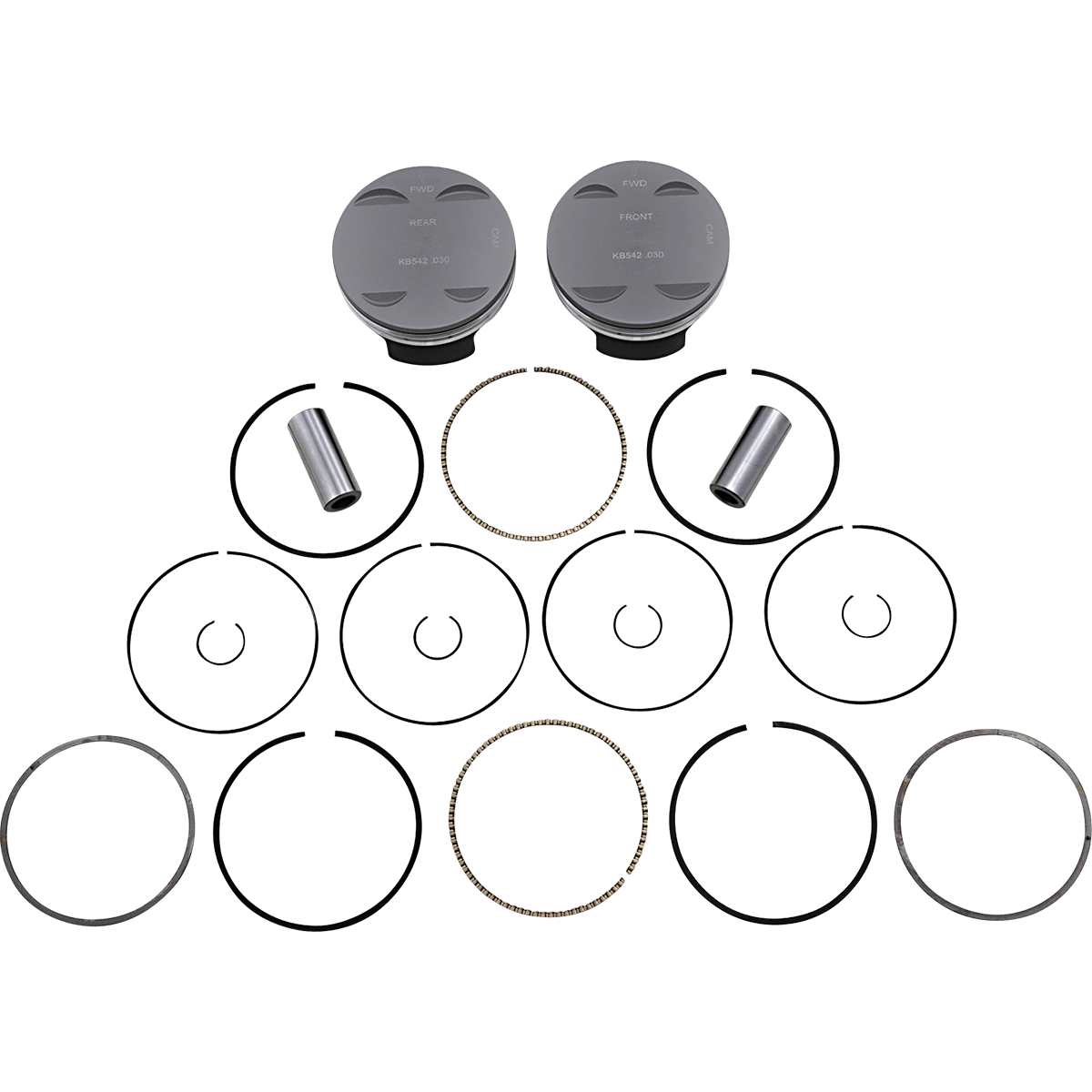 KB PERFORMANCE PISTON KIT M8 117" +030